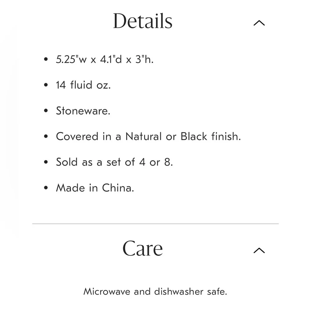West Elm - Lucia Wide Rim Mug Set